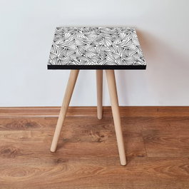 Hanah Home Mesa Auxiliar Shp229 Negro